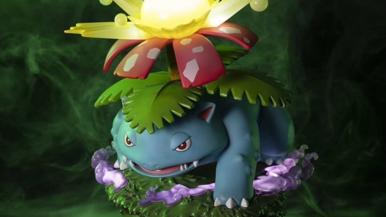 The ﻿﻿Pokémon Company Unveils Venusaur Charging Light By First 4 Figures