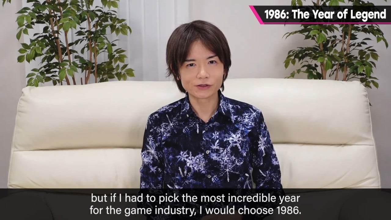 Random: Sakurai Talks About "The Most Incredible Year For The Game Industry"