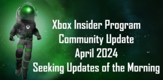 Community Update April 2024 - Seeking Updates of the Morning