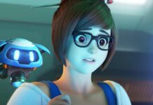 Mei and Snowball in Overwatch