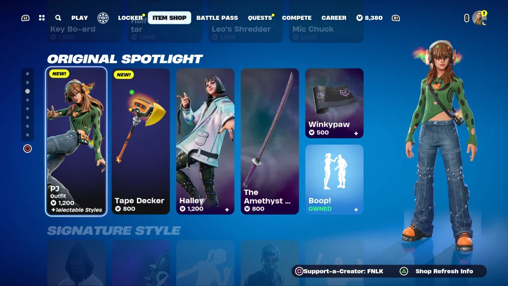 PJ Skin fortnite