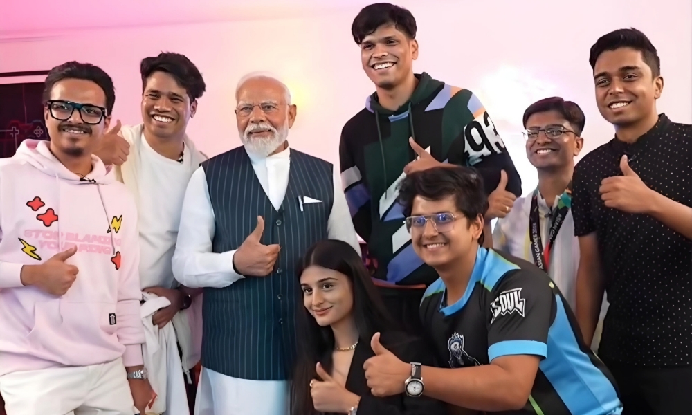 PM Modi Meets Indian Gaming Influencers to Discuss the Gaming Industry