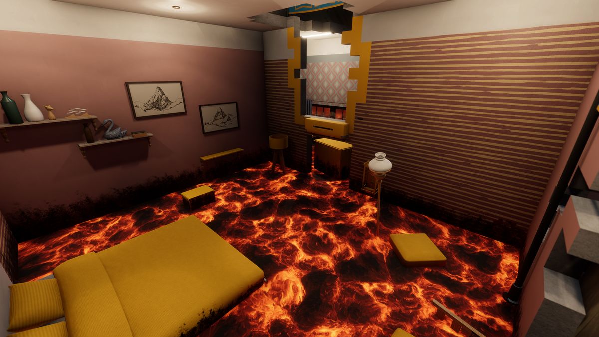 House Flipper 2 just became a platformer with a new ‘The Floor Is Lava’ mode, and no, it’s not just an April Fools’ joke