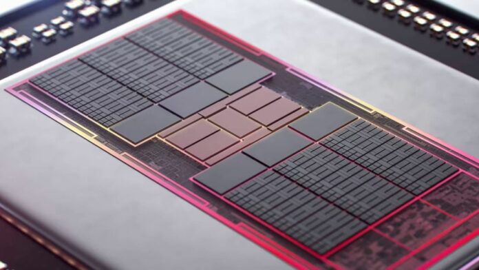 A stylised image of AMD
