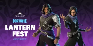 Fortnite Lantern Trials banner with free cosmetic rewards