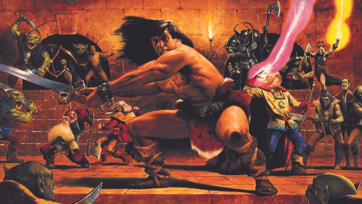 Remembering the weird HeroQuest novel that combined Beowulf, Discworld, Dying Earth, and American Psycho