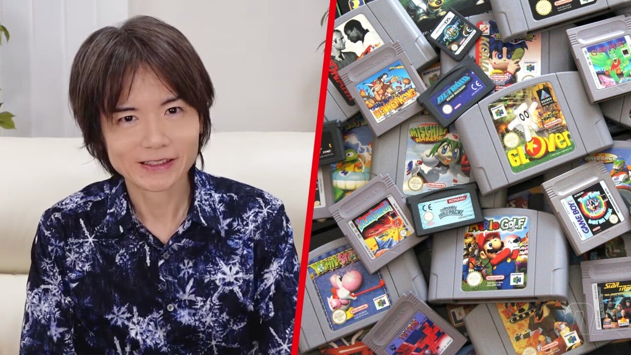 Random: Sakurai's Game Storage Solutions Are A Sight To Behold