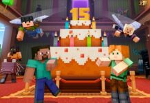 Minecraft Celebrates 15 Years With Free Anniversary Map
