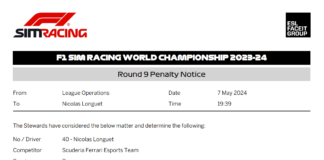 2023-24 Round 9 Race Offence No 502 - Car 40