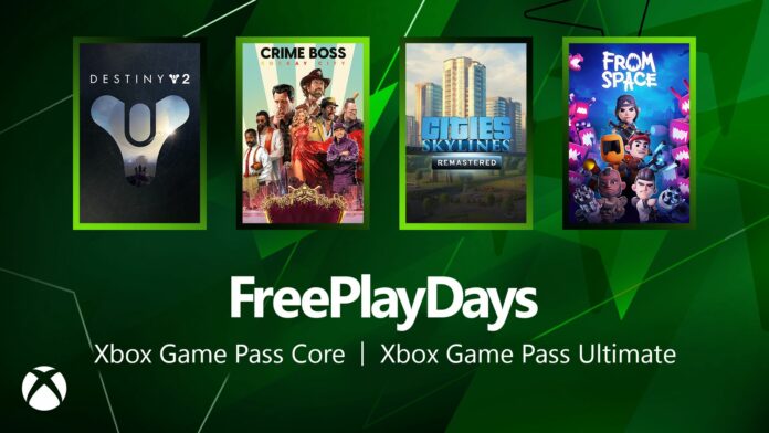Free Play Days – Destiny 2 Expansions, Crime Boss: Rockay City, Cities: Skylines – Remastered and From Space 